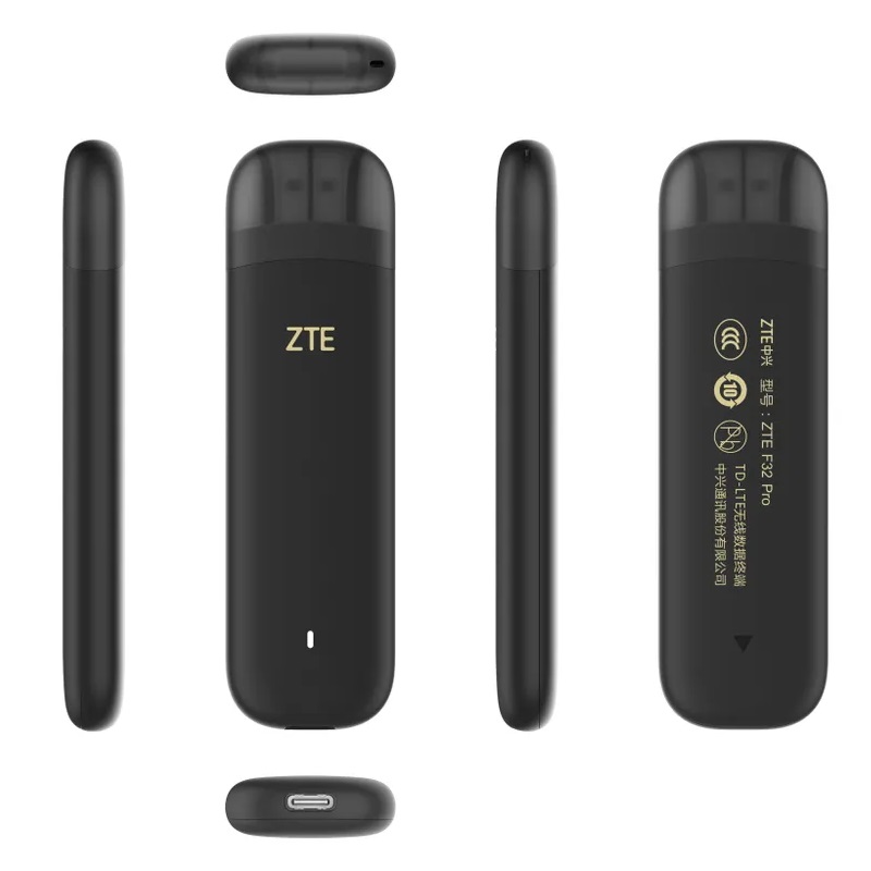 Модем внешний 3G/4G ZTE F30Pro черный