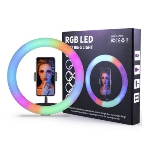 Светодиодное кольцо-подсветка 33см 13" RGB MJ33