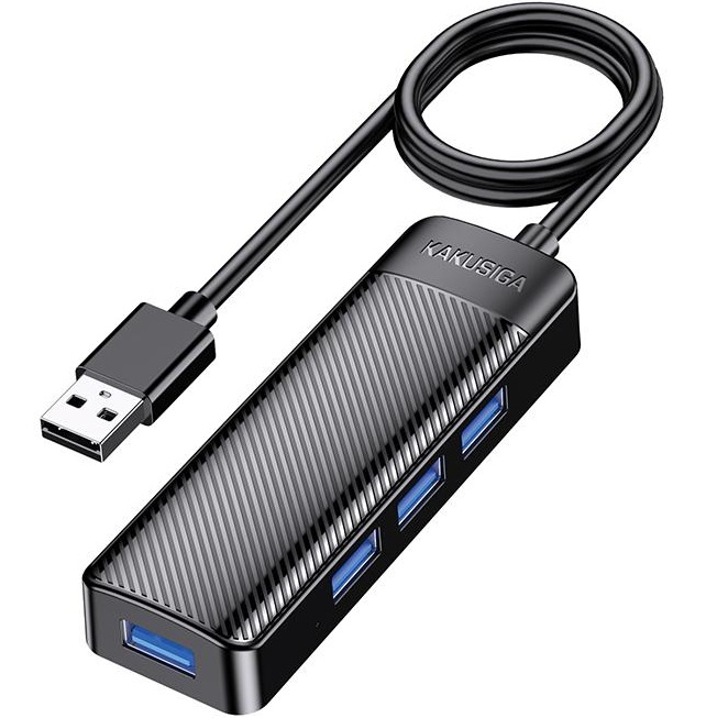 USB-Хаб Kakusiga KSC-1409-J 4USB 3.0 1.2 м на USB черный