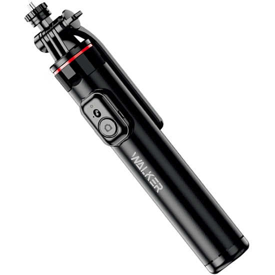 Штатив-трипод WALKER WTR-53, 132 см, 2 крепления, магнитное кольцо, Bluetooth-пульт