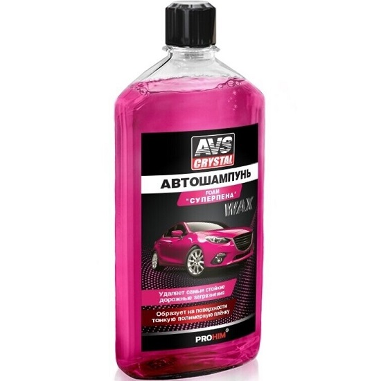 Автошампунь AVS AVK-008 "Суперпена" 500мл для ручной мойки