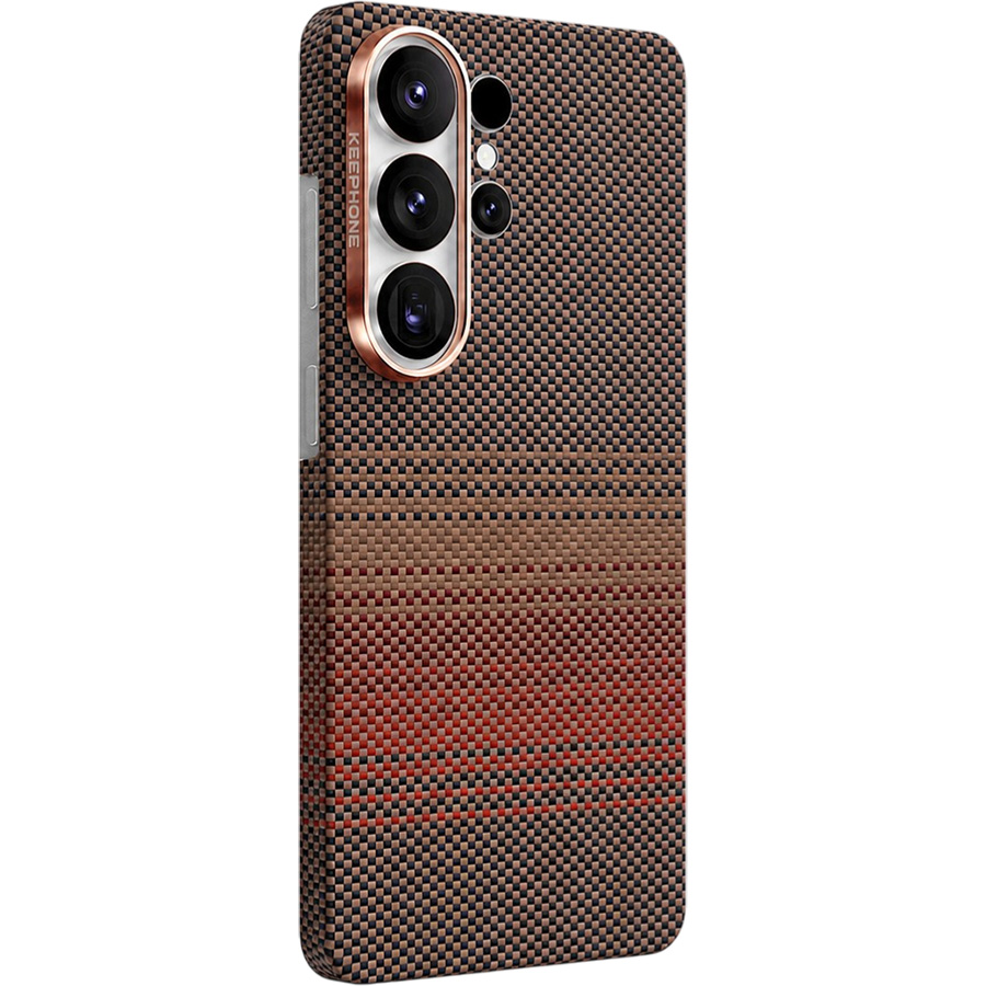 Задняя накладка KEEPHONE KEVILAR SEANOVA MagSafe Case для Samsung Galaxy S26 Ultra, SUNSET
