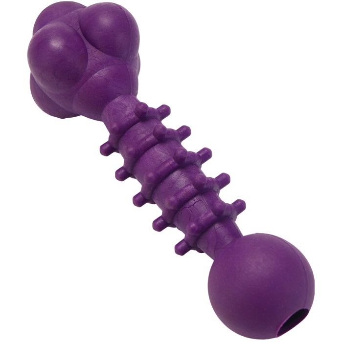 Игрушка жевательная «Спортсмен», TPR, 15.5 см, фиолетовая