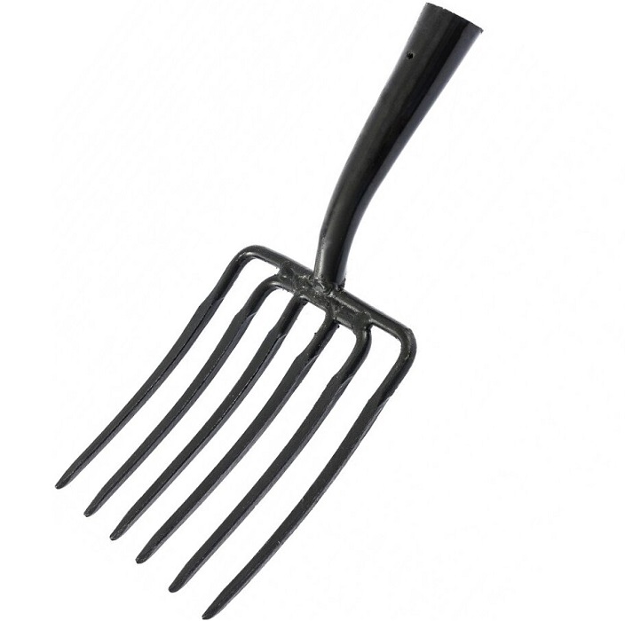 Вилы 6-х рогие, копальные, 195х220 мм, кованые, без черенка, АРТИ// Произведено в РФ 63839