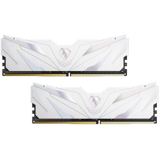 Оперативная память DDR4 16Gb (2x8GB) NETAC, 3600MHz, CL18, с радиатором, белый (NTSSD4P36DP-16W)