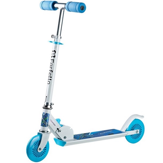 Самокат WX-S120, цвет бело-синий   9110845