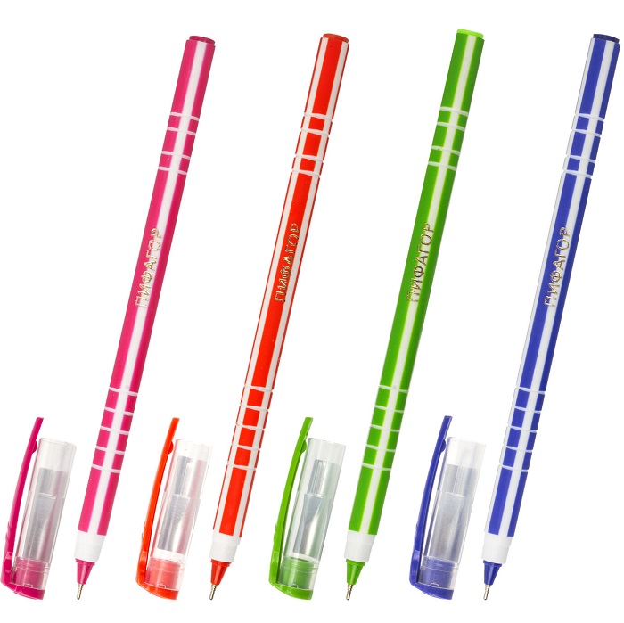 Ручка ПИФАГОР "Softy", СИНЯЯ 143020