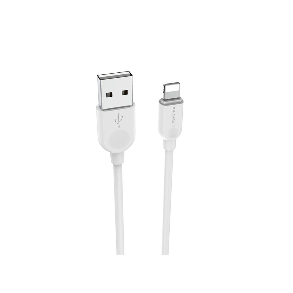 Кабель USB <--> Lightning  3.0м BOROFONE BX14 LinkJet белый