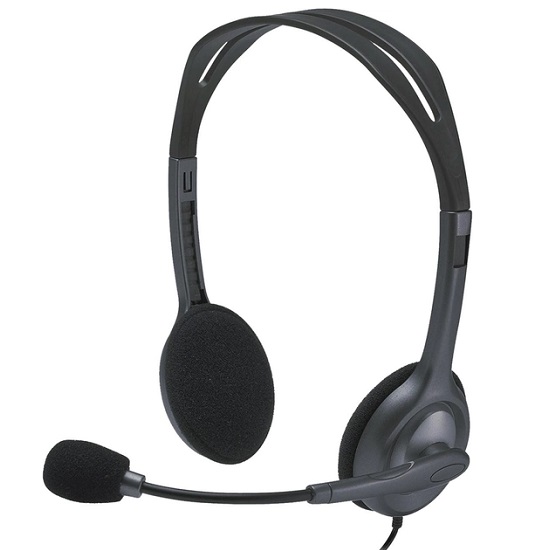 Наушники LOGITECH H111 серый