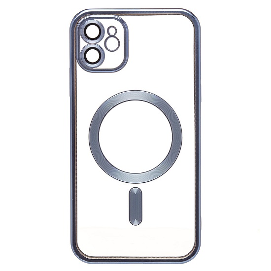 Задняя накладка SM027 SafeMag для iPhone 11 (blue) (232391)