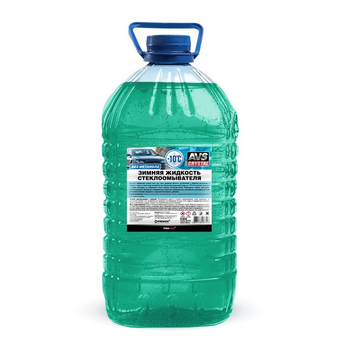 Жидкость незамерзающая ЗИМНЯЯ AVS AVK-407 -10С (ПЭТ) 4л