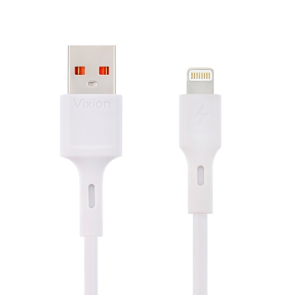 Кабель USB <--> Lightning  1.0м VIXION K1i белый
