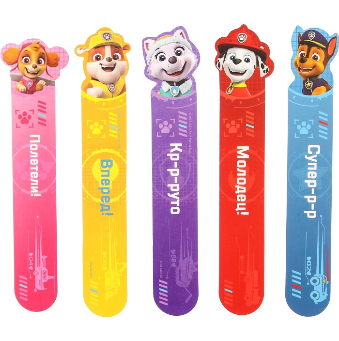 Набор закладок "Щенячий патруль", PAW PATROL, 5 шт. 5130765