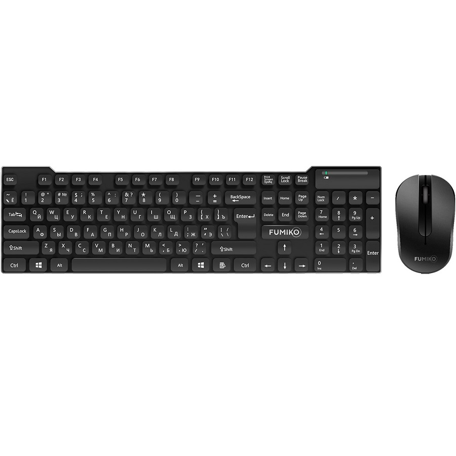 Клавиатура+мышь БП FUMIKO OFFICE MASTER черный
