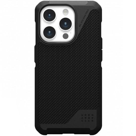 Задняя накладка UAG Metropolis Magsafe для iPhone 15 Pro , черный, LT ткань Kevlar