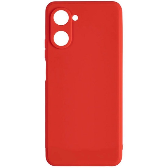 Задняя накладка ZIBELINO Soft Matte для Realme 10 Pro 5G (красный) с микрофиброй