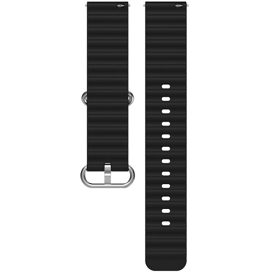 Силиконовый ремешок WB35 Ocean Band Универсальный 22мм (black)