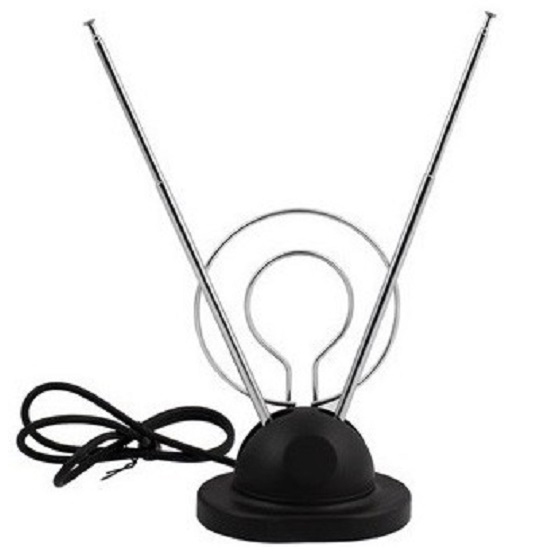 Антенна комнатная телескопическая МВ + ДМВ DB-168-2 (1/100)