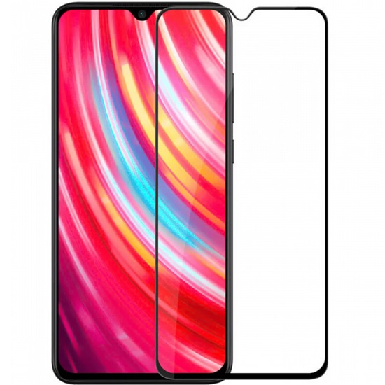 Противоударное стекло NONAME для Xiaomi Note 8 черное