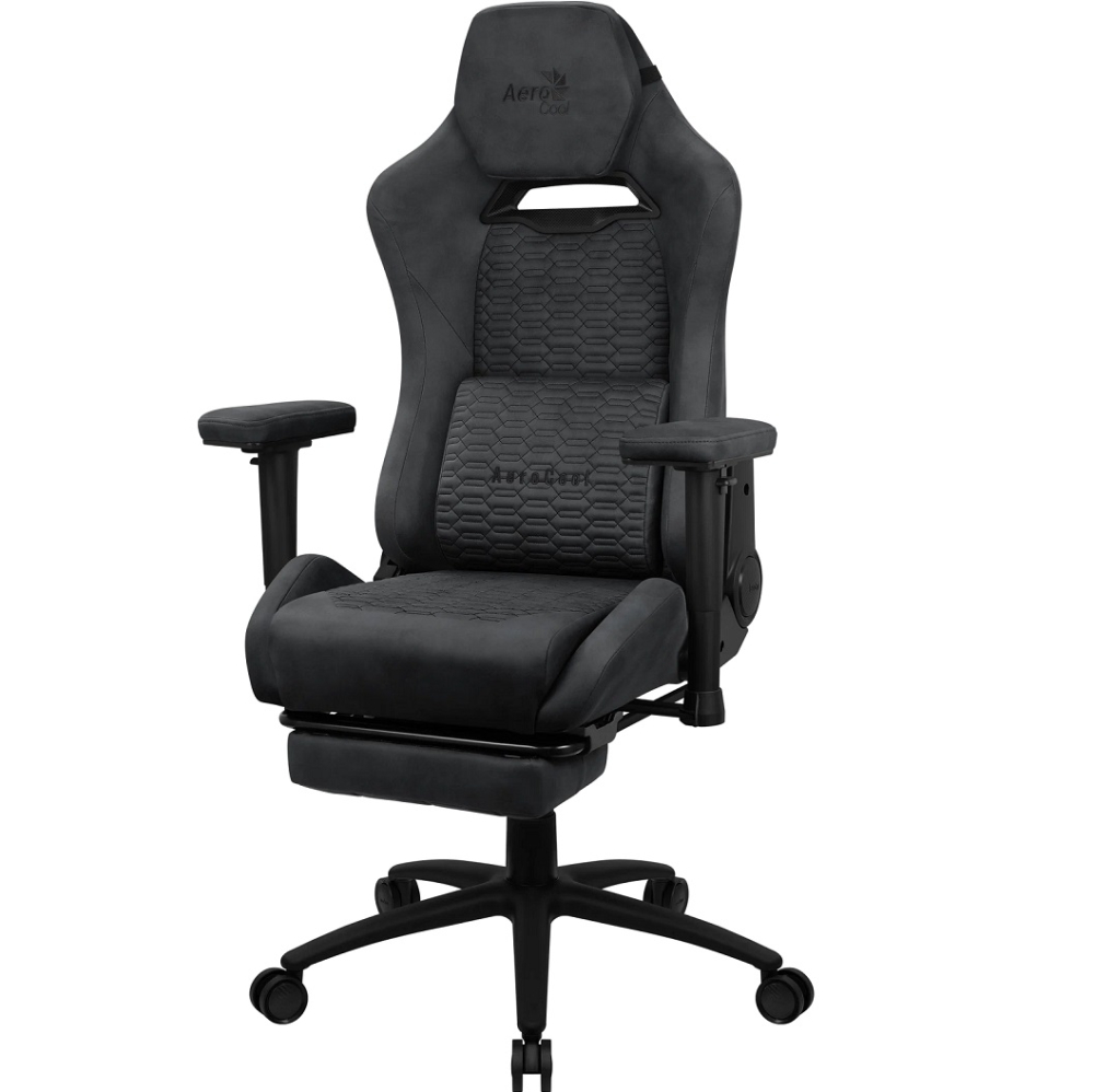 Кресло игровое Aerocool ROYAL AeroSuede Slate Grey