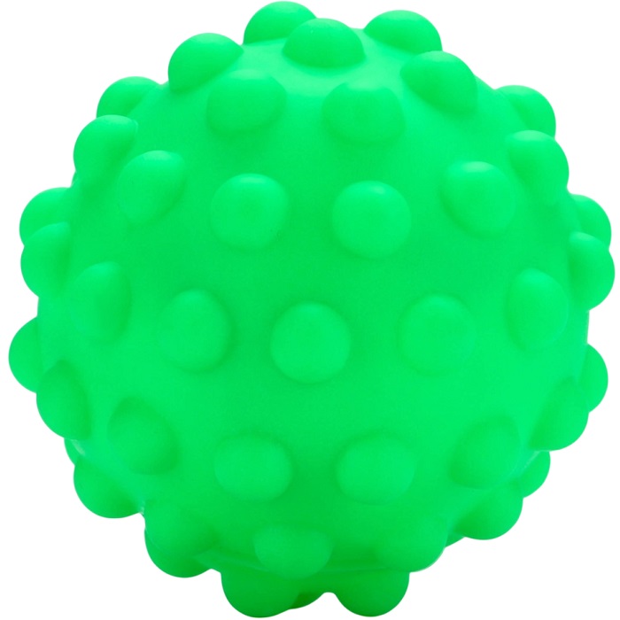 Игрушки для собак. Мячик с пищалкой «Зелёный», d=6.5 см