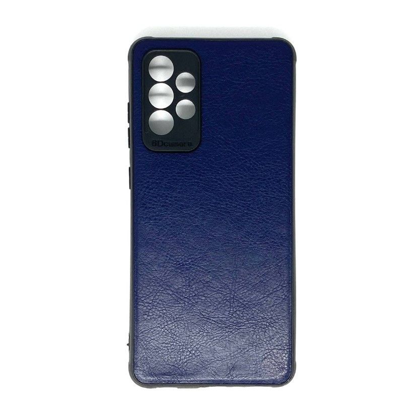 Силиконовый чехол NONAME для Samsung Galaxy A72 синий под кожу