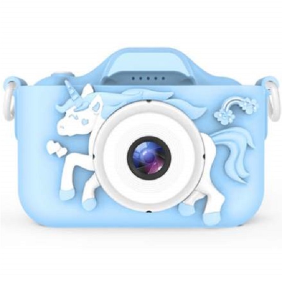 Фотоаппарат детский Childrens Fun Camera Единорог голубой