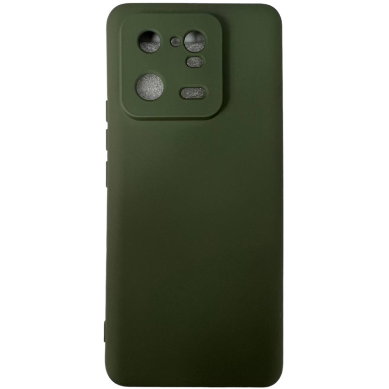 Задняя накладка SILICONE COVER для Xiaomi 13 Pro 5G №12 Темно-зеленый