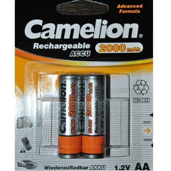 Аккумулятор CAMELION R06 2000 mAh BL-2 (24)