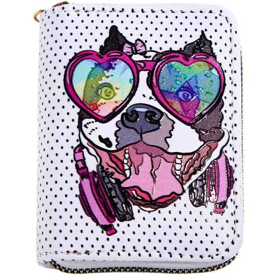 Кошелёк на молнии "Выбражулька", цвет белый 10470153