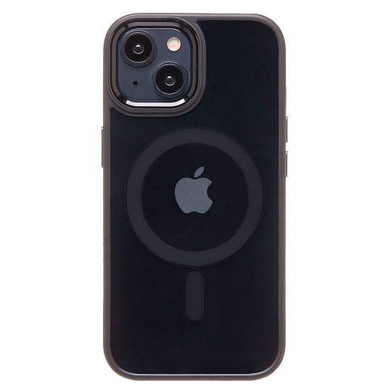 Задняя накладка SM004 SafeMag для iPhone 15 (black)