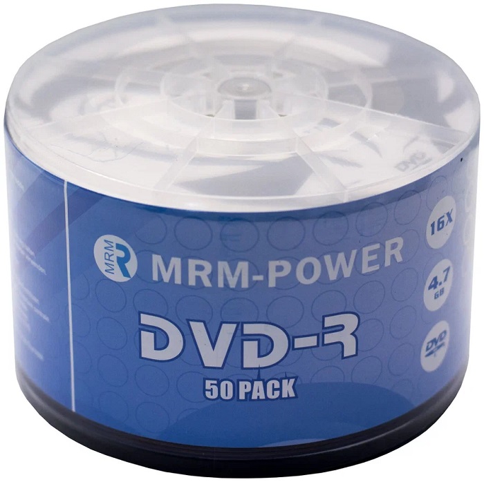 Диск DVD-R MRM-POWER Printable 4.7GB/120MIN SP-50
