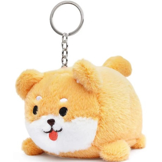 Мягкая игрушка-брелок "Собака Чили" с кольцом 12см (10702070/280125/5039900, Китай )