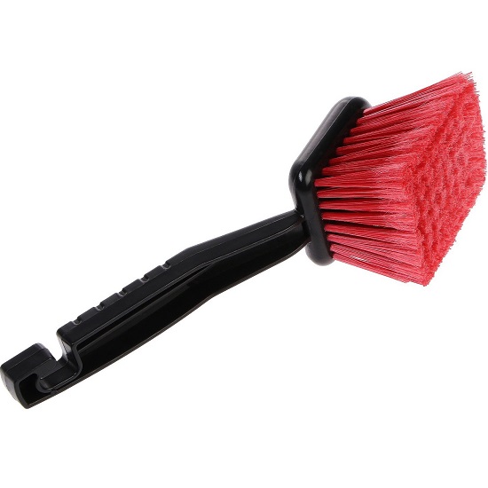 Щетка для мытья колес, мягкий ворс 24 см, красный   7598326