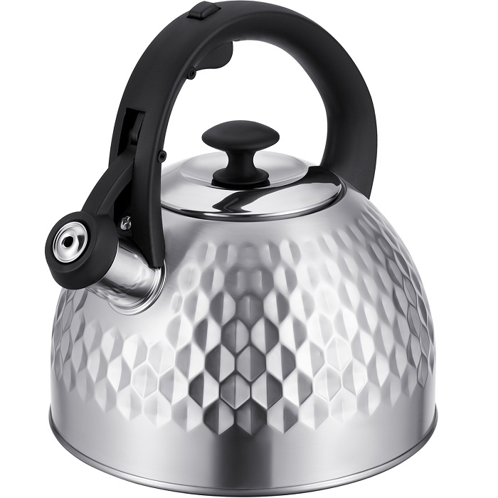 Чайник 2,6л REGENT Linea TEA со свистком стальной
