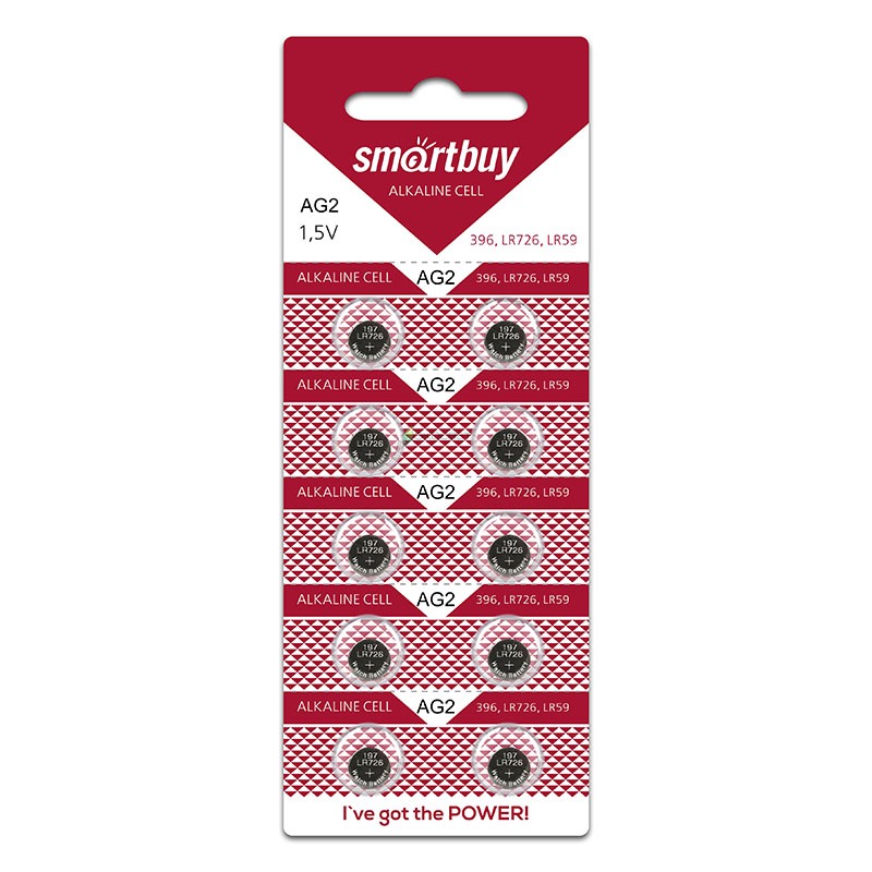 Элемент питания SMARTBUY AG02 BL-10