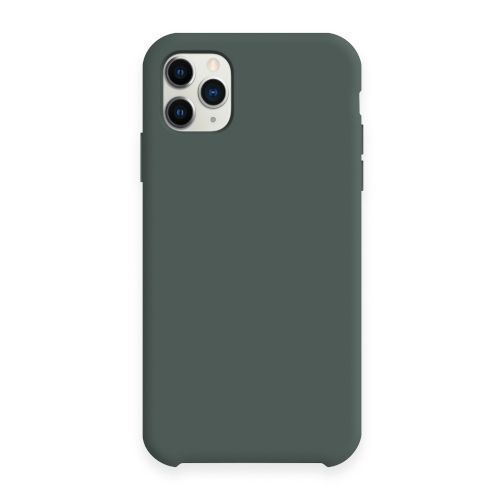 Задняя накладка SILICONE CASE для iPhone 11 Pro Max (58 зеленая сосна)
