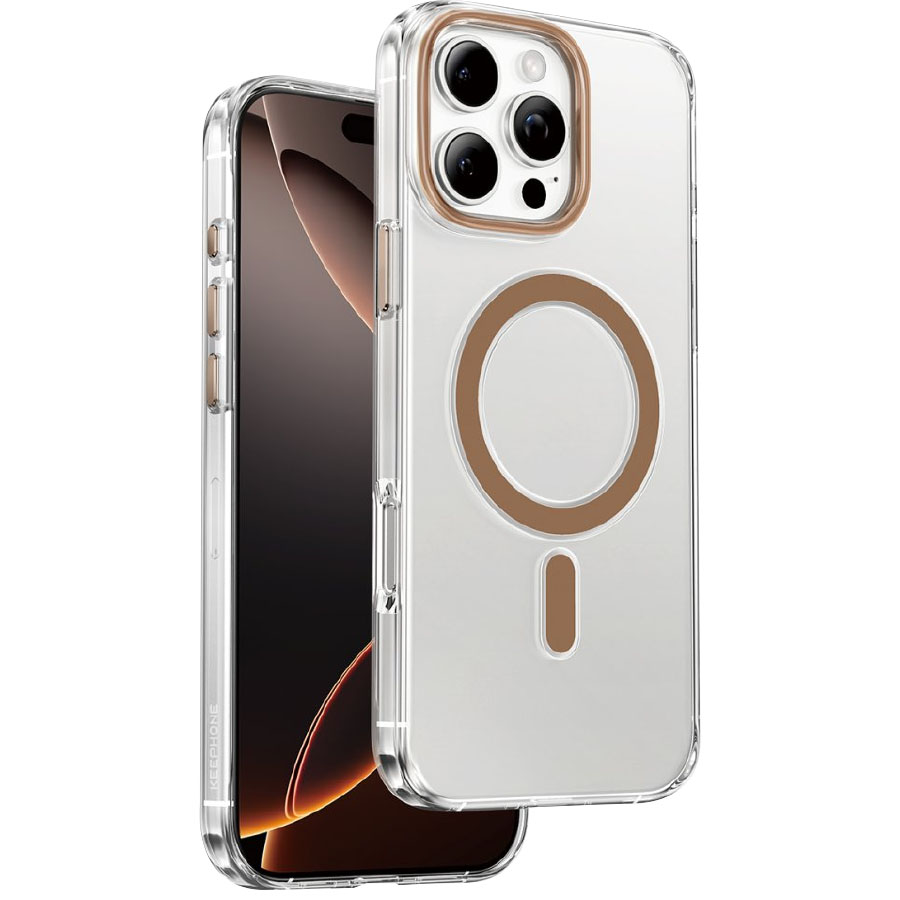 Задняя накладка KEEPHONE AURORA PLUS MAGSAFE CASE для iPhone 16 PRO DESERT