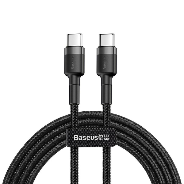 Кабель Type-C – Type-C BASEUS Cafule series 1.0м, черный