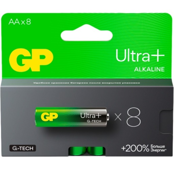 Элемент питания GP LR06 ULTRA PLUS G-tech BL-8 (8/96/768)