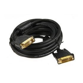 Кабель DVI-D <--> DVI-D  5м TV-COM DVI-D Dual link экран, феррит.кольца