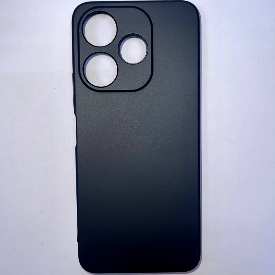 Задняя накладка ZIBELINO Soft Case для Xiaomi Redmi 13 4G (черный)