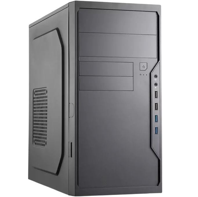 Системный блок IRU Office 310H6S MT (Intel Core i5-12400/ 16Gb/ SSD 512Gb/ DOS) черный (2061367)