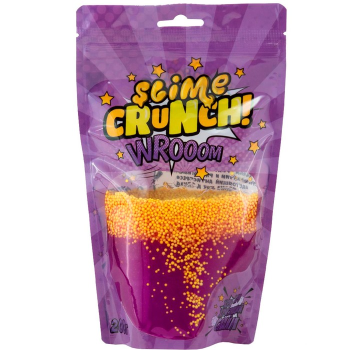 Слайм Crunch-slime WROOM, с ароматом фейхоа, 200 г