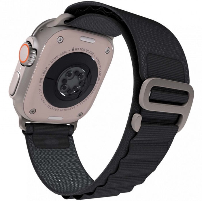 Ремешок CREATE BLACK застёжка G- крючок для Apple Watch 38_40_41мм черный