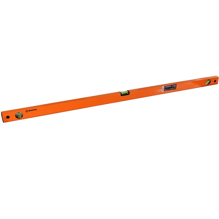 Уровень алюминиевый 1200мм фрезерованный 3 глазка ВИХРЬ 73/11/4/5