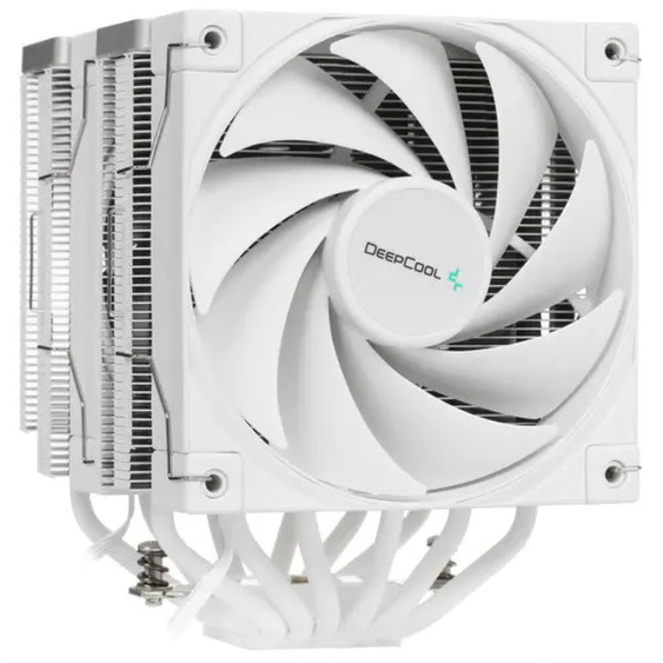 Кулер для процессора DEEPCOOL AK620 WH LGA20XX/1700/1200/115X/AM4 (8шт/кор, TDP 260W, PWM, DUAL Fan 120mm, 6 тепл. трубок, белый) RET