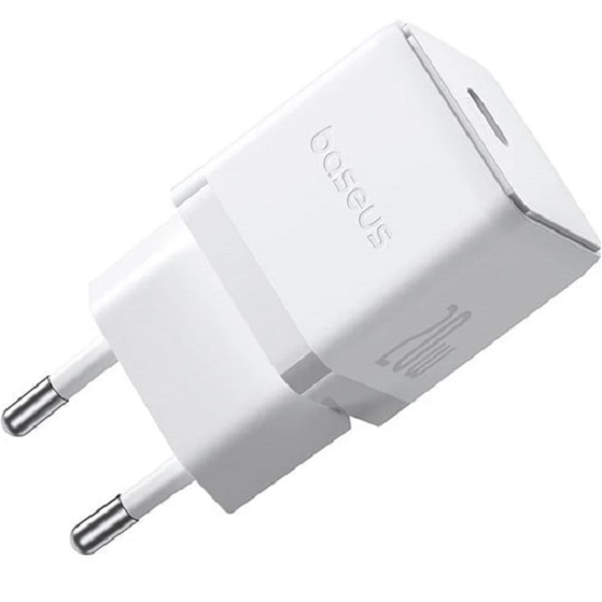 Сетевое ЗУ 1Type-C BASEUS Palm P10111602213-00 молочно-белый, PD20W