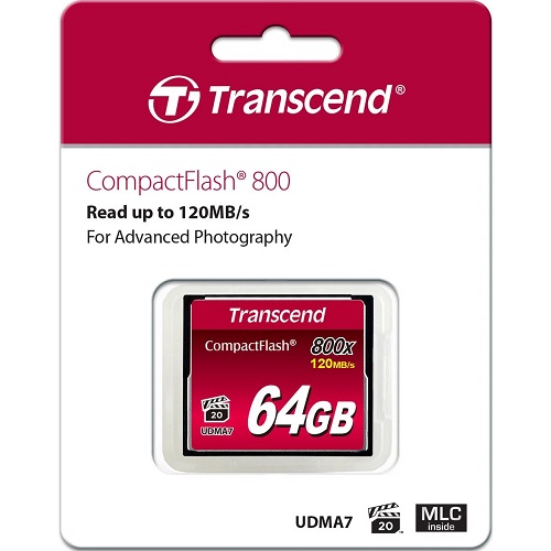 Compact Flash 64Gb Transcend 800x