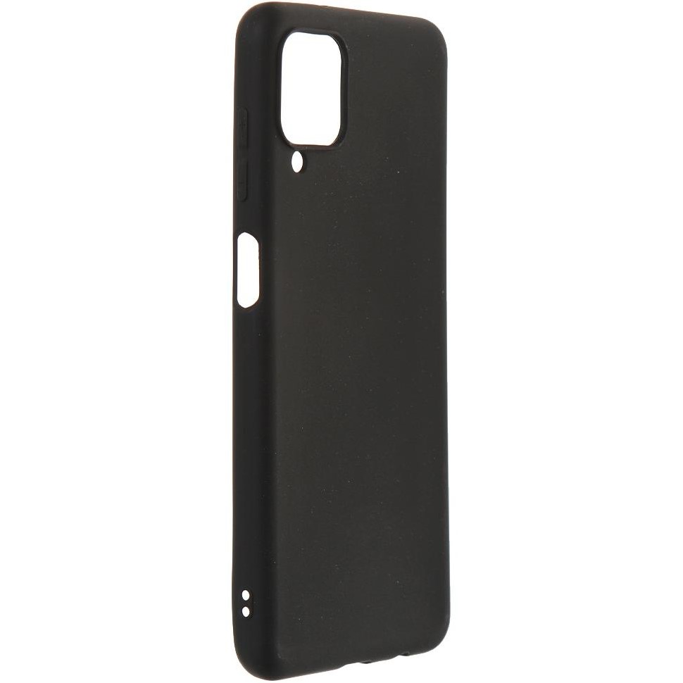 Задняя накладка ZIBELINO Soft Matte для Samsung Galaxy A12 (черный) защита камеры